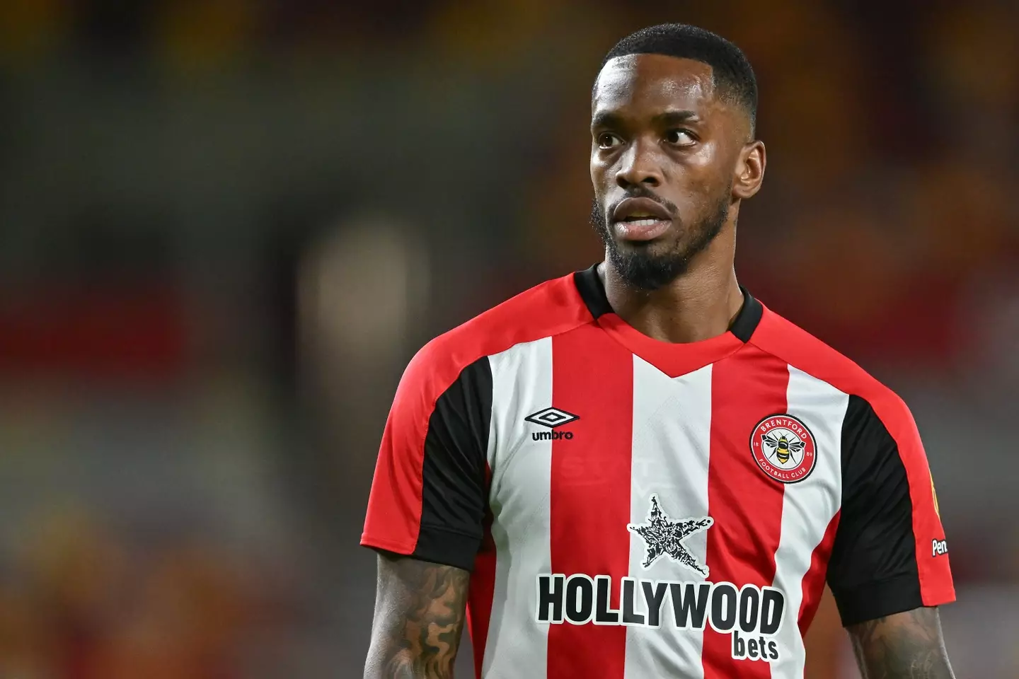 Ivan Toney in pre-season action for Brentford. Image: Getty